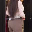 CHICME Womens Long Sleeve Mesh Top Round Neck Lace Floral See Through Blouses Casual Asymmetrical Shirt (Without Tank) (White)