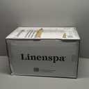 LINENSPA Memory Foam Mattress Topper - 3 Inch Gel Infused Memory Foam - Plush Feel - Cooling and Pressure Relieving - CertiPUR Certified - Dorm Room Essentials - Queen Size