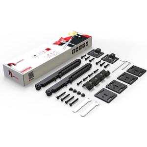 DIY Barn Door Soft Close Mechanism Spring Buffer Damper Hole-Free Sliding Barn Door Hardware Adjustable Door Stoppers (Torpedo80)