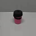 lesotc Dog Water Bottle, Portable Pet Dispenser with Water Bowl, Leak Proof Pet Travel Squeeze Bottle, Puppy Essentials Dog Stuff Accessories for Outdoor Walking, Hiking, Camping (18 Ounces, Pink)