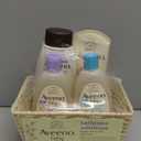 Aveeno Baby Daily Bathtime Solutions Gift Set to Nourish Skin for Baby and Mom, 4 items