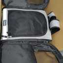 PetAmi Dog Backpack Carrier for Small Large Cat, Pet, Puppies, Ventilated Pet Hiking Backpack Travel Bag, Airline Approved Cat Backpack Carrier, Safety Back Support, Camping Biking, Max 18 lbs, Grey