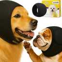 Dog Ear wrap Calming Hoodie Ear Wraps, Comfortable Quiet Ears Cover Muffs Plug Waterproof & Adjustable Dog Head Wrap Bonnet for Noise Protection Firework Grooming Bathing Anxiety Thunderstorms
MEDIUM