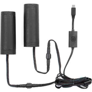 KEMIMOTO ATV Heated Grips, Type-C 5-Level Adjustable Handlebar Heater, IP67 Waterproof Motorcycle Heated Grip Pads for 22mm Motorcycle/ATV Handlebars