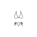 Women's High Waisted Bikini Sets Sporty Two Piece Swimsuits Color Block Cheeky High Cut Bathing Suits Size L