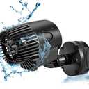 AQQA Aquarium Wave Maker Circulation Pump,360Adjustable Ultra-silence Magnetic Mount Suction Submersible Powerhead Pump,2100PH Flow for Freshwater or Saltwater Fish Tank (15W 2100GPH)