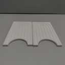 eormoe Diatomite Kitchen Faucet Mat - 14Inch Water Absorbing Stone Tray for Sink, Stone Fast-Drying Faucet Mat for Kitchen Counter Sink Accessories (Light Grey, 14'' x 3.9'')