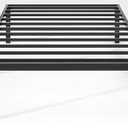 NEW JETO Metal Bed Frame,Twin Size Bed Frame with Storage Space,12 InchHeavy Duty Sturdy Mattress Foundation,Easy Assembly,No Box Spring Needed, Black