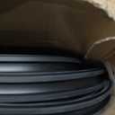 DaisyInner 50 ft Vinyl Rub Rail Insert, 1-3/16 Inch Black Boat Rub Rail Replacement, Flexible Marine Grade PVC Bumper Insert for Boats Kayaks Pontoons