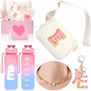 Personalized Fanny Pack for Girls, Gift Sets for Teen Girls, Birthday Gifts for 4 5 6 7 8 9 10 11 12 13 Year Old Girl, Initial Crossbody Bag Belt Bag for Girl Kids (E) Personalized Fanny Pack for Girls, Gift Sets for Teen Girls, Birthday Gifts for 4 5 6 7 8 9 10 11 12 13 Year Old Girl, Initial Crossbody Bag Belt Bag for Girl Kids (E)