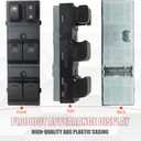 25401-ZN50B Master Power Window Switch Driver Side Compatible with Maxima 2009-2014 EX35 2008-2012 3.5L V6 Altima 2007-2012 2.5L L4 3.5L V6