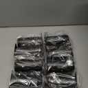 QLLY 28 inch Adjustable Metal Desk Legs, Office Table Furniture Leg Set, Set of 4 (Black)