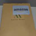 Amlie Home Chunky Knit Blanket Throw, Thick Soft Yarn Chunky Throw 50x60, Handmade Chenille Cable Knitted Crochet Throw Blanket, Warm Rope Knot Blanket for Couch Bed Sofa, Red White Stripe