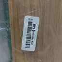 Vriccc White Bread Box for Kitchen Counter, Large Bamboo Wood Double Layer Bread Box, Wooden Bread Storage Capacity