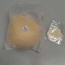 Double Sided Sticky Bra Push Up, Invisible Bra Pad Inserts for Large Breasts, Adhesive Bra for Bikini Swimsuit (Beige, Large)