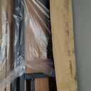 Frylr Small Folding Computer Desk  43.3 Inch Portable Table for Craft and Study, Lightweight Desk for Small Spaces, Foldable Laptop Table Built-in AC/USB Outlets for Convenience, Dark Walnut