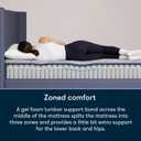 Serta Five Star Mattress Tranquility 10-Inch Medium – Full– Zoned Lumbar Support, Pressure Relief, Cooling Foam – Bed-in-a-Box– 100 Night Trial