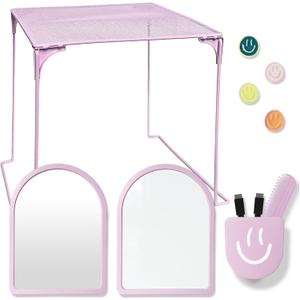 KEYDUACU 10 pcs - Locker Accessories, Locker Decorations including mirrors, whiteboards, magnets and organizing supplies. Ideal for back-to-school essentials and the office (11 Pcs - Purple)