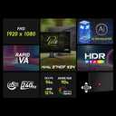 msi MAG 274CF X24 27-inch 1920 x 1080 (FHD) Gaming Monitor, 240Hz, AMD Adaptive-Sync, HDR Ready, HDMI, VGA Port, VESA Mountable, Tilt, 4-Side Slim Bezel, 0.5ms, Black