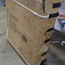 5-Piece Folding Extendable Dining Table Set for 4, Drop Leaf Dining Table with 4 Stools, Storage and 6 Wheels, Kitchen Table and Chairs for for Small Spaces(Brown & Gray)