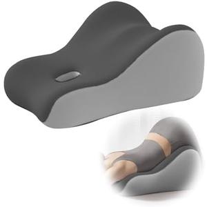 Intimacy Wedge Pillow for Couples  Memory Foam Support Cushion for Waist, Neck & Back, Waterproof & Portable with Washable Cover, Ideal for Sitting, Lying & Adult Play (Grey)
