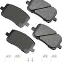 Akebono Brake Pads, ProACT, Front, compatible with Pontiac/Toyota 2003-08, Set of 4