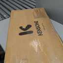 KENSONE 40" Foldable Mini Trampoline, Indoor Trampoline for Kids, Adults Indoor/ Garden Workout, Fitness Rebounder with Adjustable Foam Handle, Max Load 330 lbs, Black