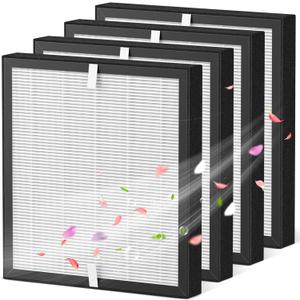 P280 P260 Filter Replacement, for TPLMB/YARIKI P280 Air Purifier, for AIUZLK P260 Air Purifier, 3-Stage Filtration (4 Pack)