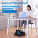 MERACH Under Desk Elliptical Machine, Elliptical Leg Exerciser As Seen On TV for Seniors Adults Fully Assembled, Elliptical Exercise Machine Portable Electric Pedal with Remote Control&12 Auto Mode