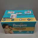 Pampers Swaddlers Diapers, Size 1 (8-14 lbs), 96 Count, Absorbent, Keeps Baby Dry and Comfortable, Skin Safe Disposable Baby Diaper 