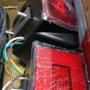 Submersible LED Trailer Light Kit, IP67 12V DOT Stop Brake Tail Turn Signal Lights with 25ft Wiring Harness, Marine Boat Trailer Lights for Utility RV Truck, Luces para Trailas Under 80"