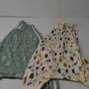 Duomiaomiao 2 Pack 0.5 TOG Toddler Sleep Sack 36-48 Months 100% Cotton Lightweight Baby Sleep Sack with Feet, Breathable Comfy Toddler Wearable Blanket (Tog-Panda/Leaf)