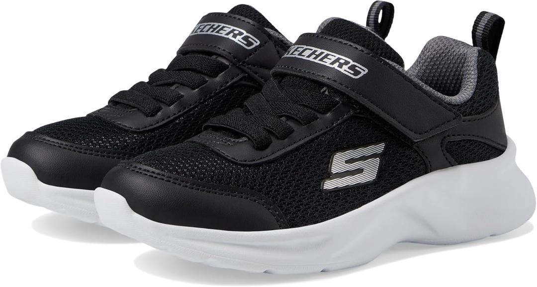 Skechers Kids Dynamatic 1 Sneaker, Black1, 1 US Unisex Little Kid