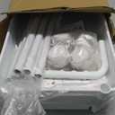 Diaper Caddy Organizer, 3-Tier Movable Diaper Cart with Wheels, Newborn Essentials Must Haves, Diaper Caddy for Wipes & Diapers, Baby Registry Search - Plastic White