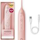 AquaSonic Icon Water Flosser for Teeth  Cordless Rechargeable Oral Irrigator  Waterproof, Portable Dental Cleaning with Jet Tip  Braces Home Travel - Blush