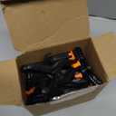 12 Pack Plastic Spring Clamps, 3.5inch Small Heavy Duty Clips for Crafts, Backdrop Stand, Woodworking, Photography Studios (Black)