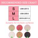 2 x SOPROM Weight Shifting Insoles for High Heels, Transparency Gel Inserts Comfort Pads for Women Foot Pain Relief