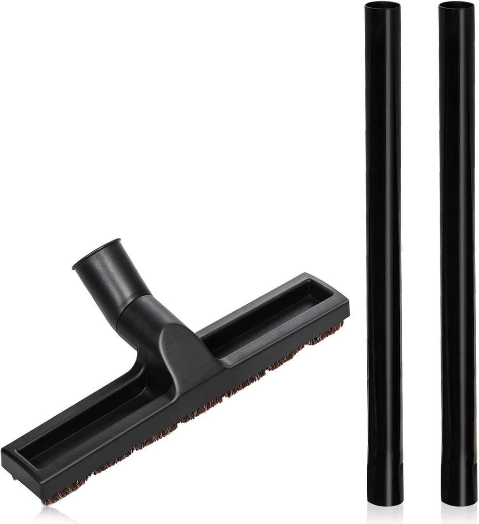 Eagles Vacuum Cleaner Accessory, Plastic 1-3/8" Extension Wands, 35mm Hose, 2 Pipe Extent to 34in, Brush Tool Head (2+1), Black
