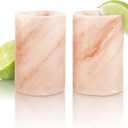 Final Touch Himalayan Salt Shot Glasses, Set of 2