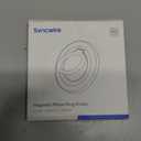 SYNCWIRE Magnetic Phone Ring Holder for MagSafe, 360 Rotation Cell Phone Grip Stand Finger Ring Kickstand Two-Sided Magnet Compatible with iPhone 17 Pro Max 16 15 14 13 12 MagSafe Accessories (Single Ring-1PCS-White)