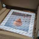 Wood 16x16 Picture Frame with 12x12 Mat Deep Brown, Display 12x12 with Mat or 16x16 without Mat, Wood 16 by 16 Photo Frame, 16 x 16 Frame for Wall Hanging Display, Deep Brown