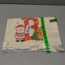 Fohufo Small Christmas Gift Bags, Reusable Xmas Gifts Santa Sack Bag, Personalized Christmas Gift Drawstring Bags, Xmas Party Favors Decorations Indoor, Small B