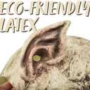 Spooktacular Creations Scary Halloween Zombie Mask, Full Head Horror Alien Ghost Devil Face Mask, Creepy Latex Monster Cap Masks for Adult Cosplay Halloween Costume Accessory, Party Dress Up