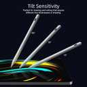 Stylus Pen for iPad 6th-11th Generation-2X Fast Charge Active Pencil Compatible with 2018-2026 Apple iPad Pro 11"/12.9"/M4, iPad Air 3/4/5/M2/M3/M4,iPad mini 5/6/7 Gen-White