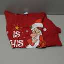 is This Jolly Enough Grumpy Elf Pajama Christmas Lights T-Shirt Red L