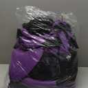 FH Group Full Set Car Seat Covers Cloth, Universal Fit combo, Set with Steering Wheel Cover and Seat Belt Pad fits Most Cars, SUVs, Trucks Purple