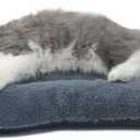 Dog Crate Bed 18 x 12 Washable Dog Beds for XX-Small Dogs Deluxe Thick Soft Fluffy Comfy Kennel Pad Anti-Slip & Anti-Scratch Pet Sleeping Mat for Cats and Extra Small Dogs Breeds,18 Inch,Dark Grey