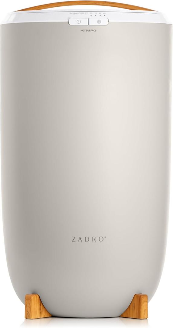 Zadro - TWB Towel Warmer, Large, 20 Liter, 12" Diameter x 21" Height, Grey