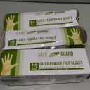 3 x SAFEGUARD Latex Gloves, Powder Free and Food Grade Gloves, 100 Count