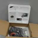 Under Desk Elliptical Machine, Electric Elliptical Leg Exerciser for Seniors with 12 Adjustable, Portable Quiet Elliptical Exercise Machine, Seated Pedal Exerciser with Remote Control (Orange)